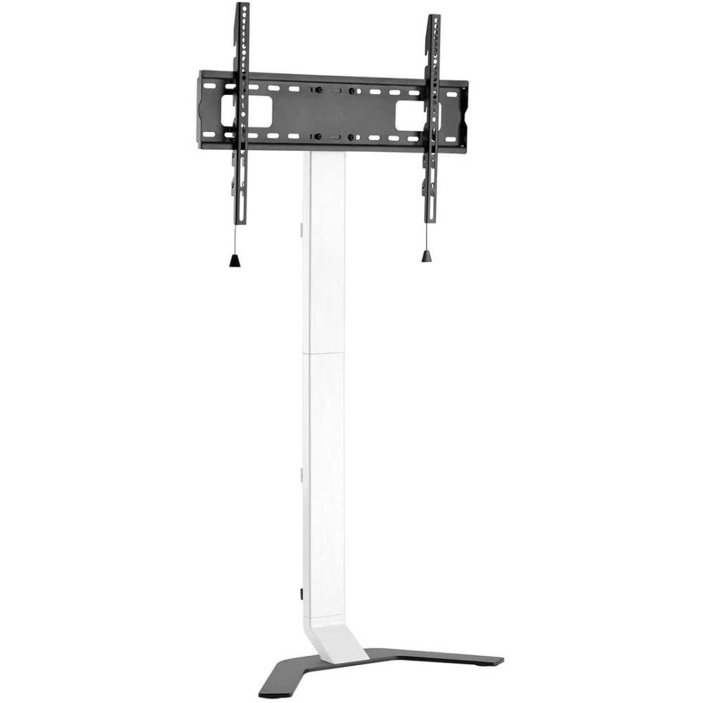TV stander TECHly ICA-TR47 – gulvstander med tilt, hvid billede