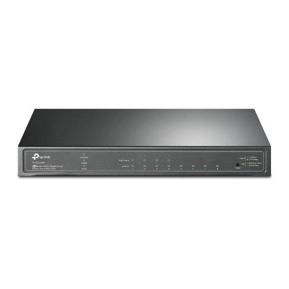 Netværksswitch TP-Link JetStream 8-port Gigabit Smart med 4x PoE+ billede