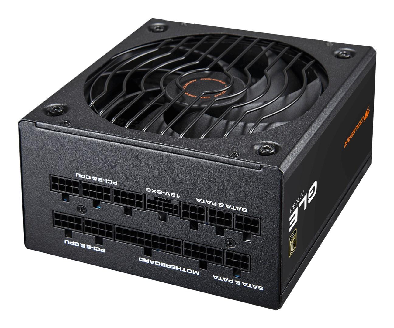 Strømforsyning ATX 1000 W – COUGAR GLE, fuldt modulær, 80 PLUS Gold