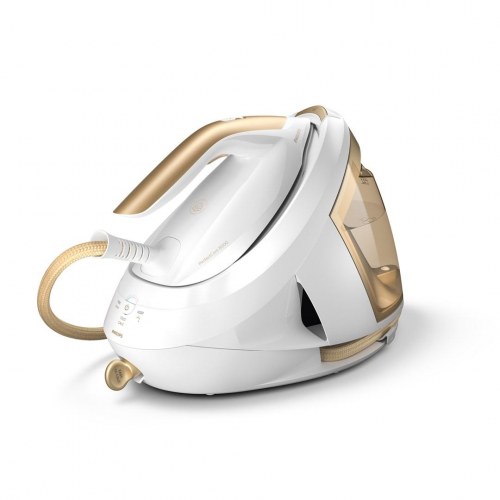 Dampsystem strygejern Philips PerfectCare 8000, 2.700 W, 1,8 l, SteamGlide Elite – guld/hvid