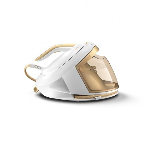 Dampsystem strygejern Philips PerfectCare 8000, 2.700 W, 1,8 l, SteamGlide Elite – guld/hvid