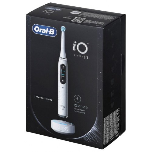 Elektrisk tandbørste Braun Oral-B iO10 Stardust – hvid