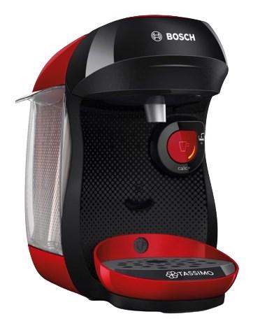 Kapsel kaffemaskine Bosch Tassimo Happy TAS103E, 0,7 l - fuldautomatisk, rød/sort billede