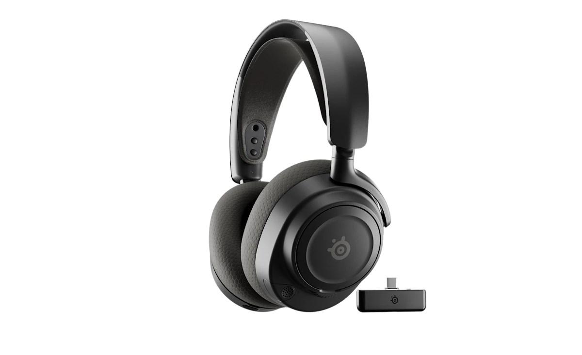 Gaming headset SteelSeries Arctis Nova 7X Wireless Gen 2 - sort billede