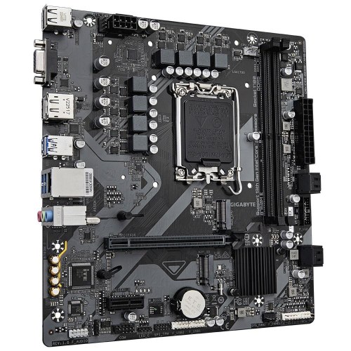 Bundkort micro ATX – Gigabyte B760M E, LGA1700, DDR5, 2x M.2, 1 GbE