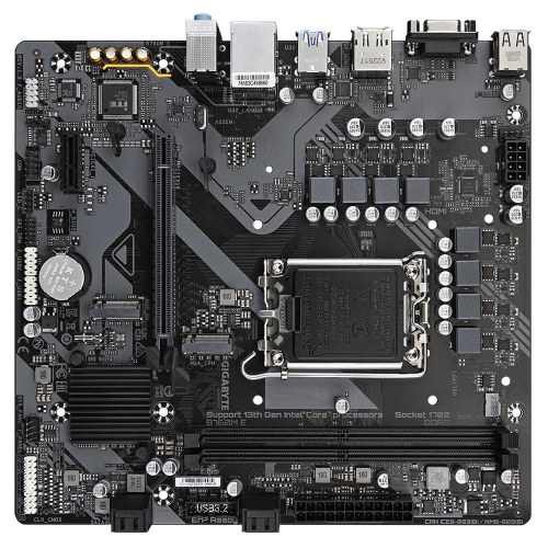 Bundkort micro ATX – Gigabyte B760M E, LGA1700, DDR5, 2x M.2, 1 GbE