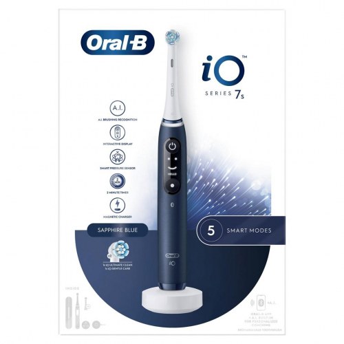 Elektrisk tandbørste Oral-B iO 7s – blå/hvid