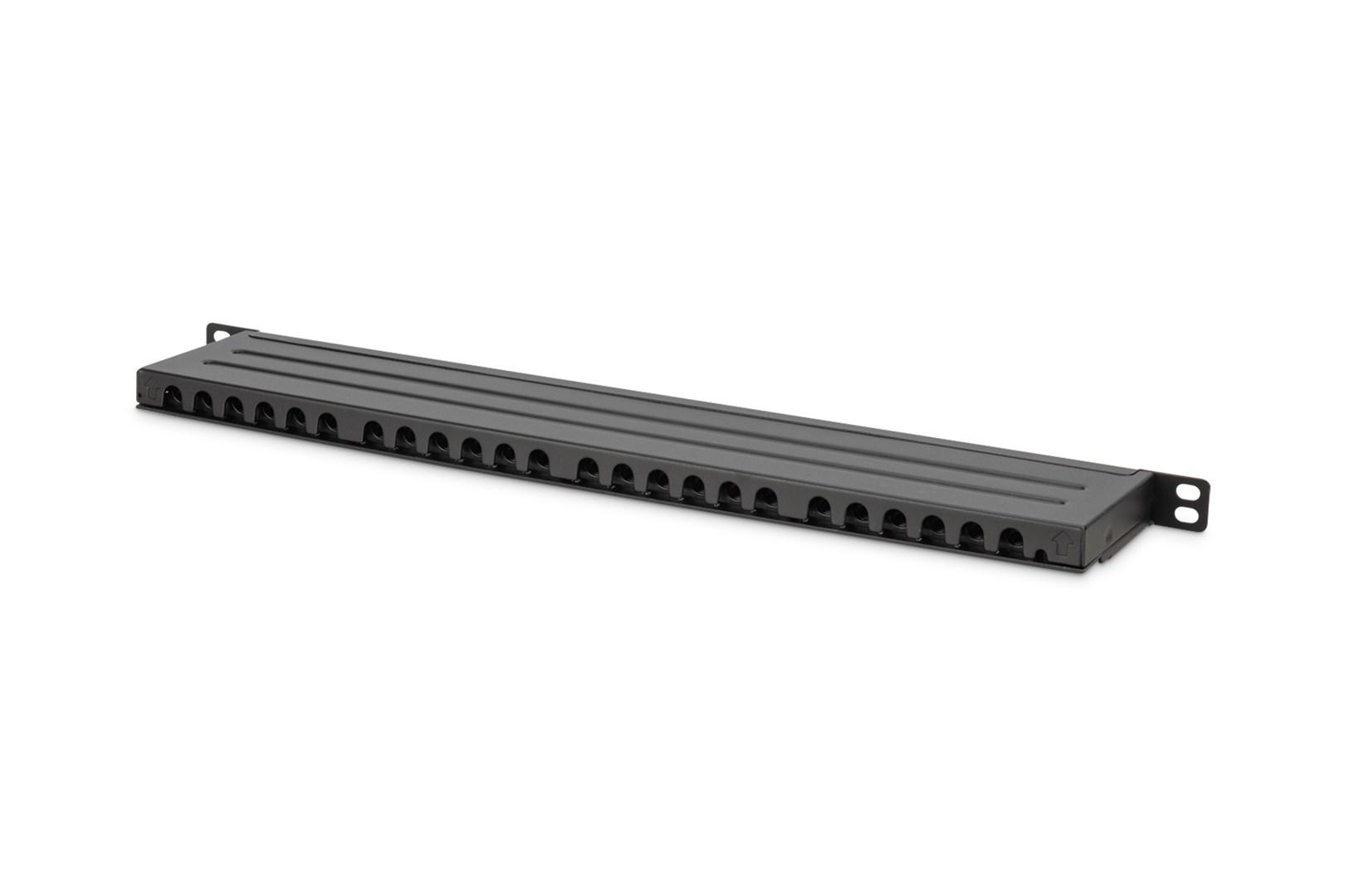 Patchpanel 19" høj densitet DIGITUS, 24x RJ45, 0,5U billede