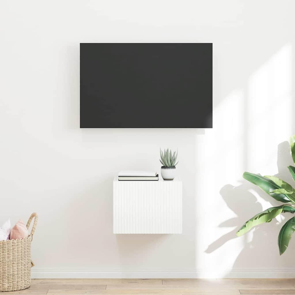 TV vÃ¦gskab Gloss Hvid 60 x 31 x 29.5 cm Konstrueret trÃ¦