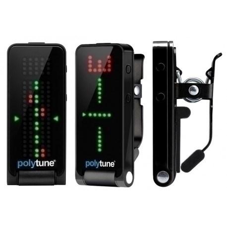 TC Electronic PolyTune Clip Black klipstimmer til guitar, sort