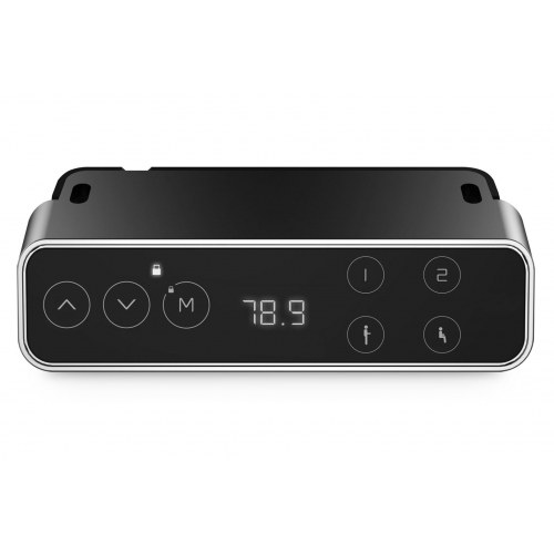 Hæve-sænke bordstel DIGITUS, elektrisk, 2 motorer, 3-trins, hvid