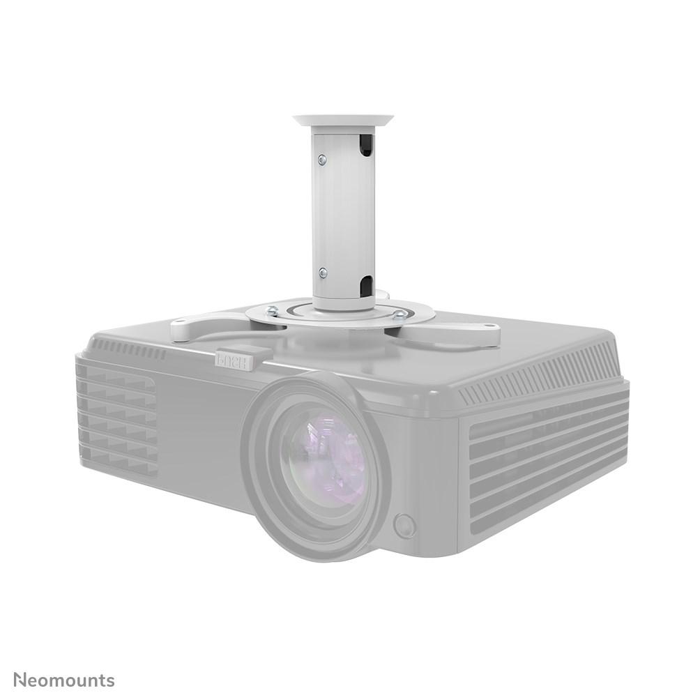 Projektor loftbeslag NEWSTAR Neomounts BEAMER-C80WHITE, h 13-20 cm, full motion, hvid billede
