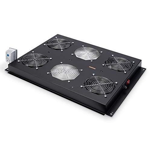 Serverkøling til racks – DIGITUS tagkøleenhed (sort, 4 blæsere)