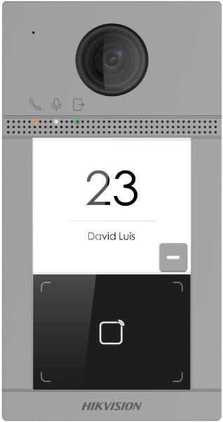 Dørtelefon med kamera Hikvision DS-KV8113-WME1(C) – udendørs IP65, PoE/Wi‑Fi