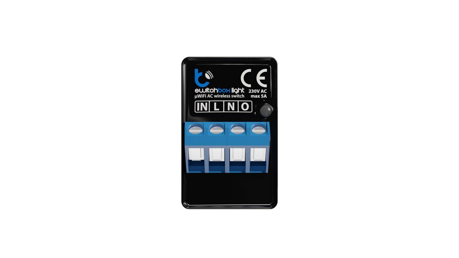 BleBox SwitchBox Light - 230V WiFi relė - Android/iOS programa