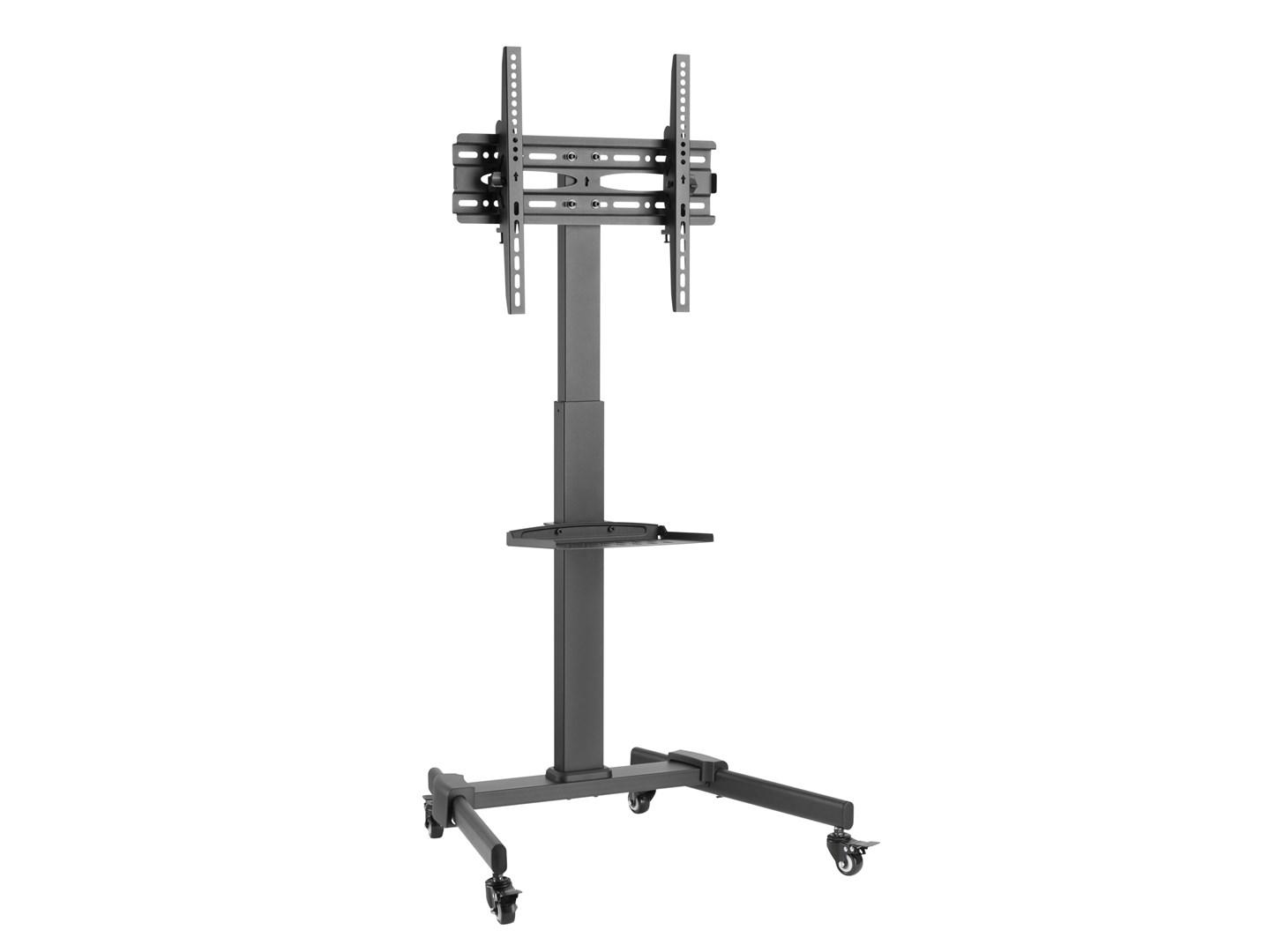 TV-vogn på hjul EQUIP 32"–55" med hylde, højdejusterbar