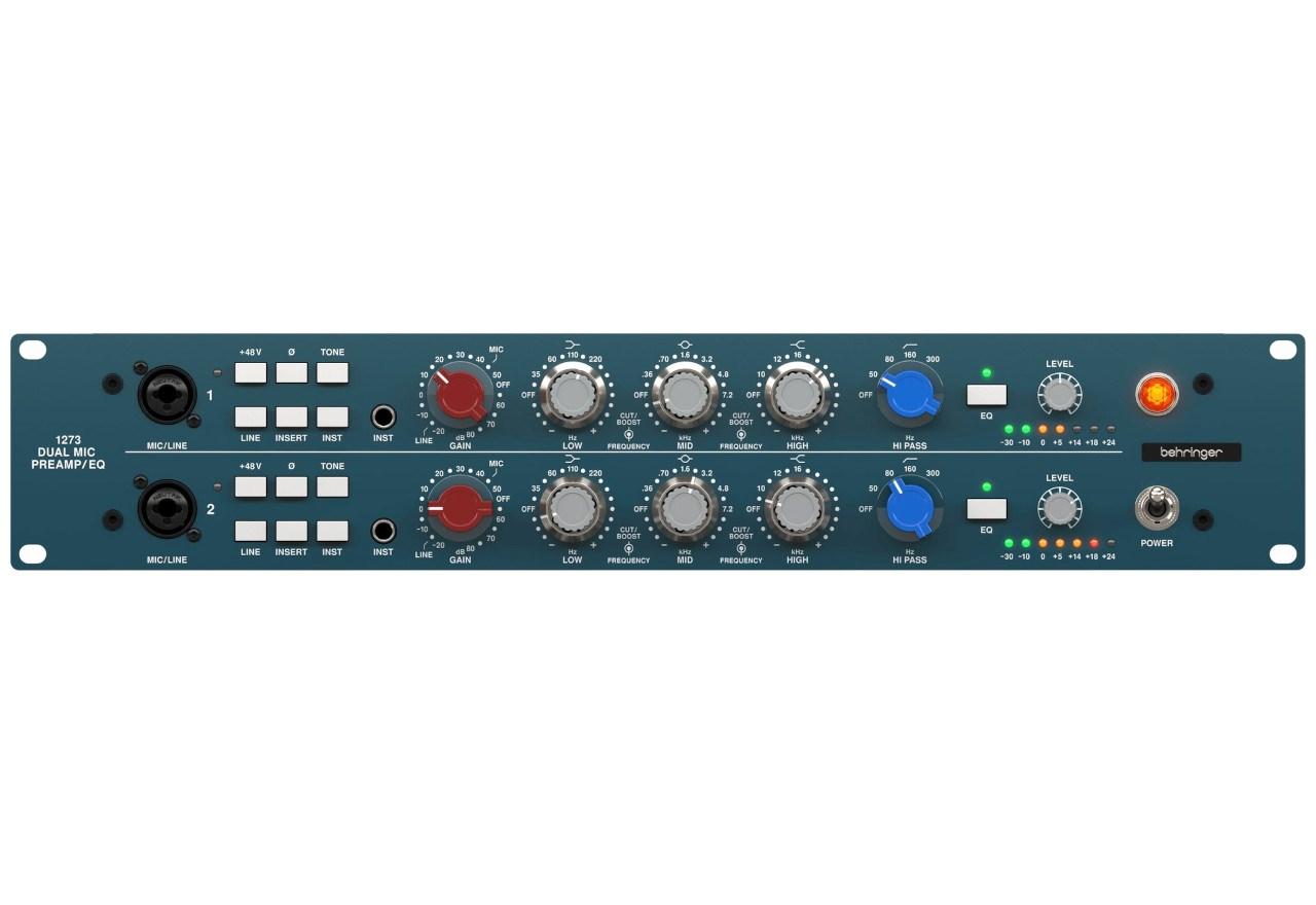 Mikrofonforforstærker - Behringer 1273 Dual Mic Preamp/EQ