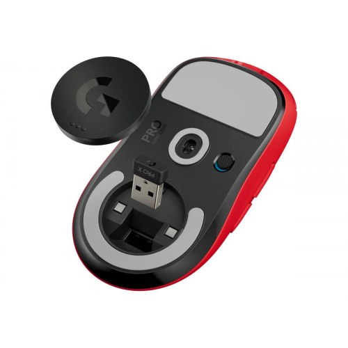 Trådløs gaming mus Logitech G Pro X Superlight - rød
