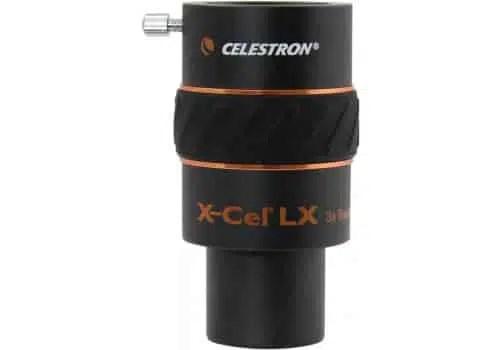 Celestron CE93428, Teleskopadapter, Sort, Aluminium, 3x, 3,18 cm, 3,18 cm