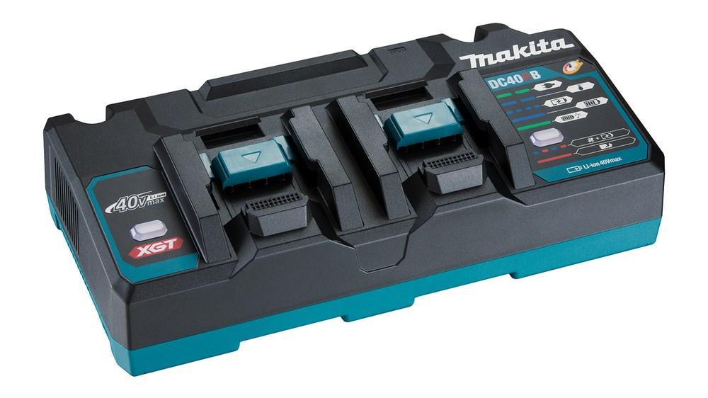 Batterioplader Makita DC40RB XGT, dobbelt 40 V max billede