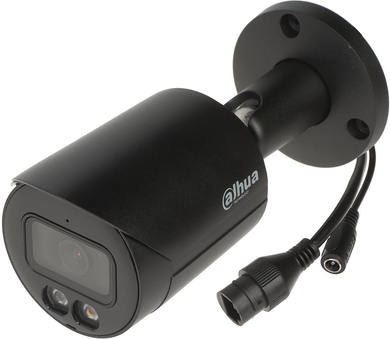 Overvågningskamera IP – DAHUA IPC-HFW2849S-S-IL, 8 MP, sort billede