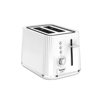 Brødrister 2-skiver Tefal Loft TT7611 - hvid/krom, 7 ristningsniveauer billede