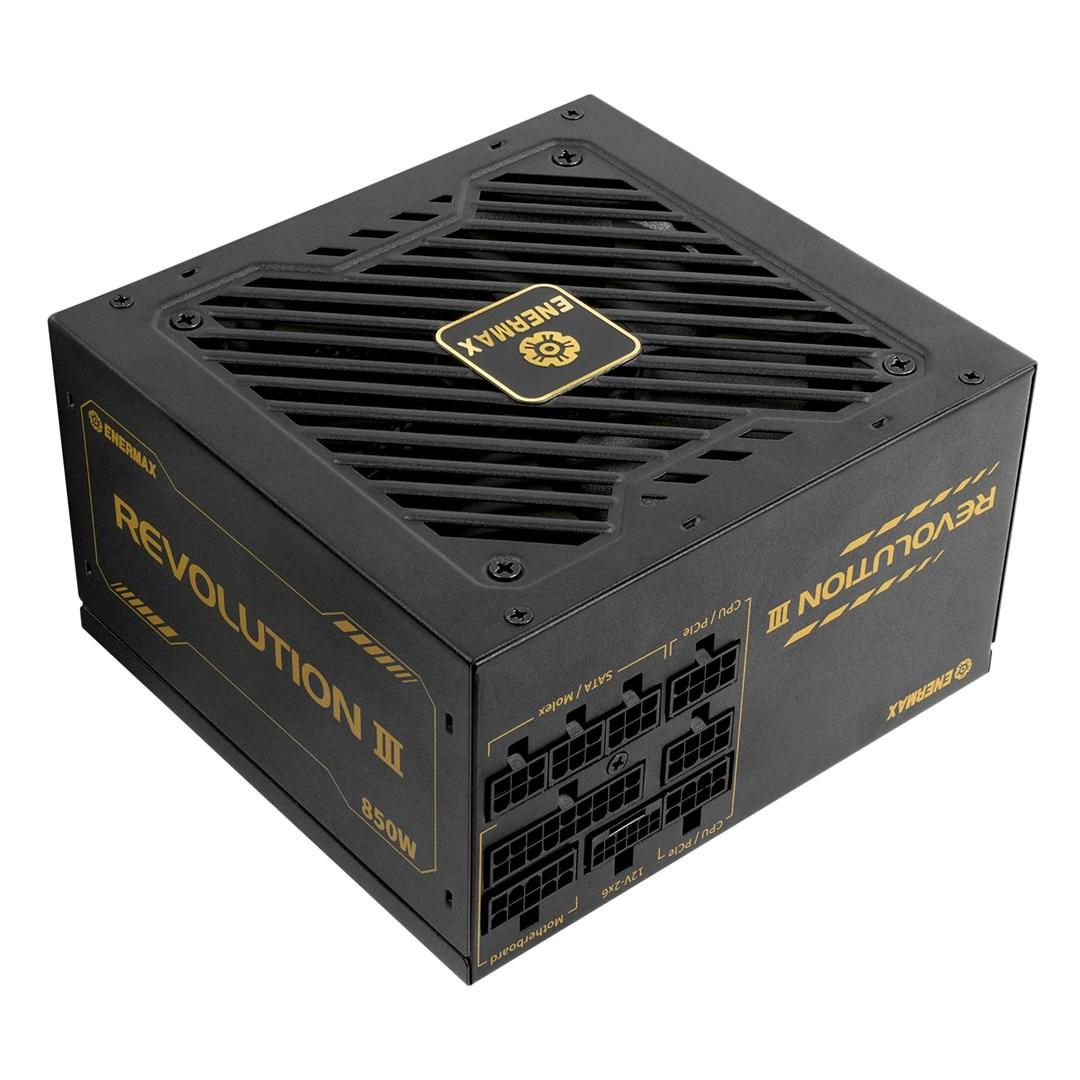 Strømforsyning ATX 850 W - Enermax Revolution III, fuldt modulær, 80 Plus Gold billede