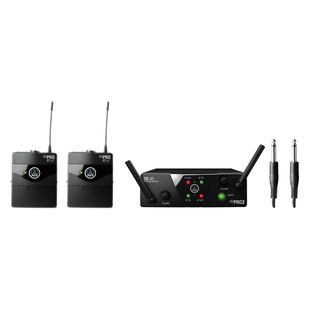 Trådløst mikrofon-sæt AKG WMS40 Mini2