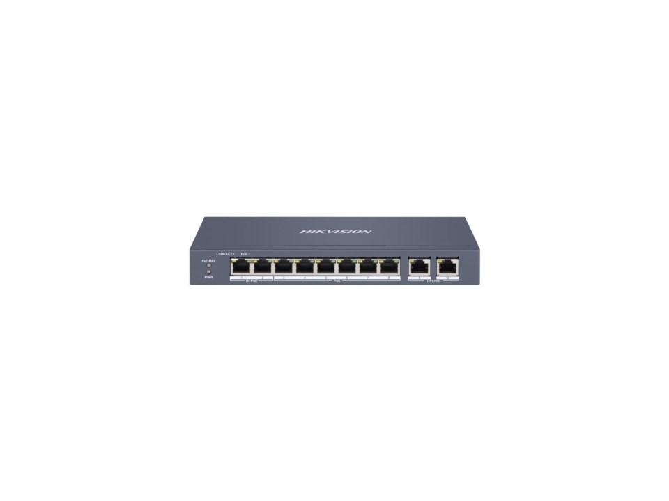 Netværksswitch Hikvision DS-3E1310HP-EI – 8-port Fast Ethernet Smart PoE