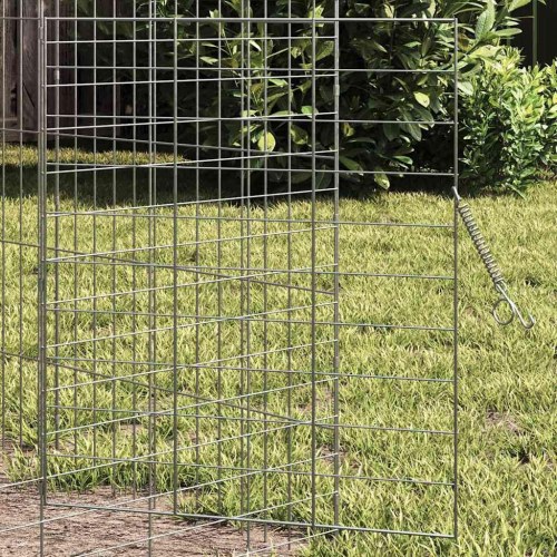 Kanin Bur Sølv 400 x 78 x 78 cm Galvaniseret stål
