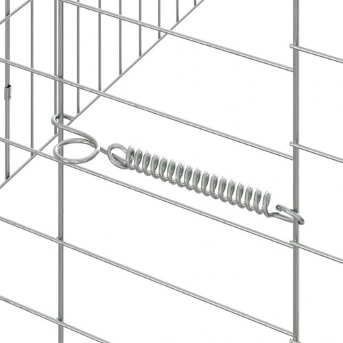 Kanin Bur Sølv 400 x 78 x 78 cm Galvaniseret stål