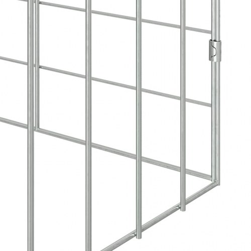 Kanin Bur Sølv 400 x 78 x 78 cm Galvaniseret stål