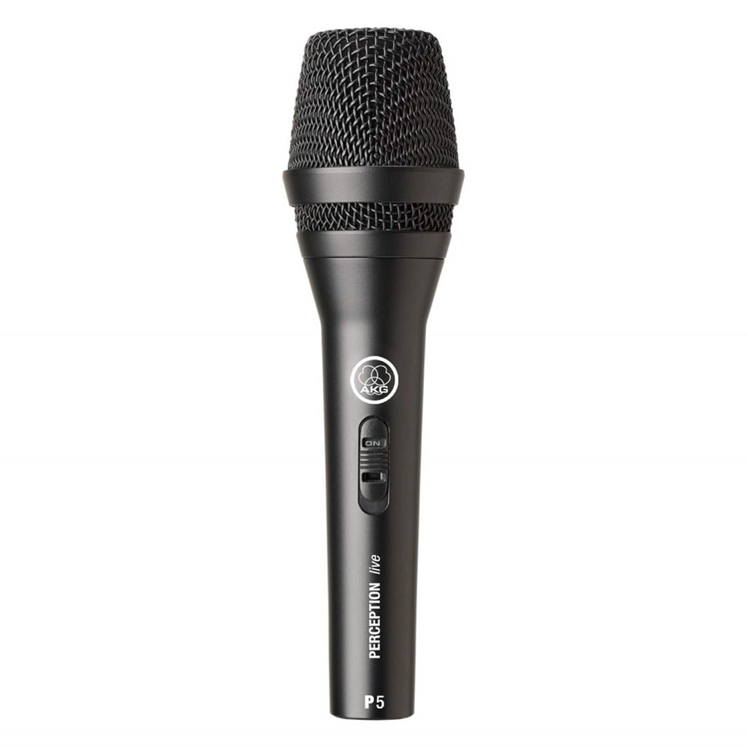 Dynamisk mikrofon AKG P5 S med tænd/sluk-knap