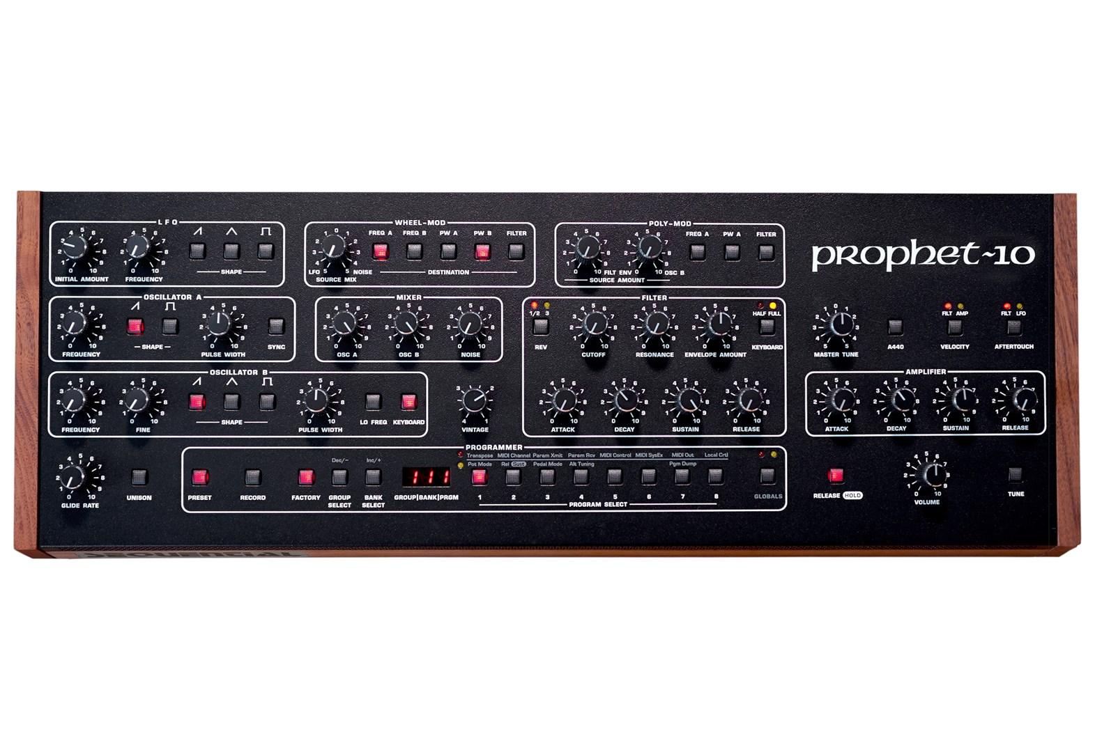 Sequential Prophet-10 Desktop – polifoninis analoginis sintezatorius