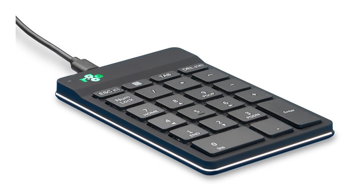Numerisk tastatur R-Go Numpad Break, kablet - sort billede