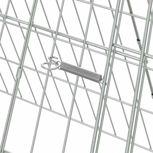 Kanin Bur Sølv 650 x 55 x 55 cm Galvaniseret stål