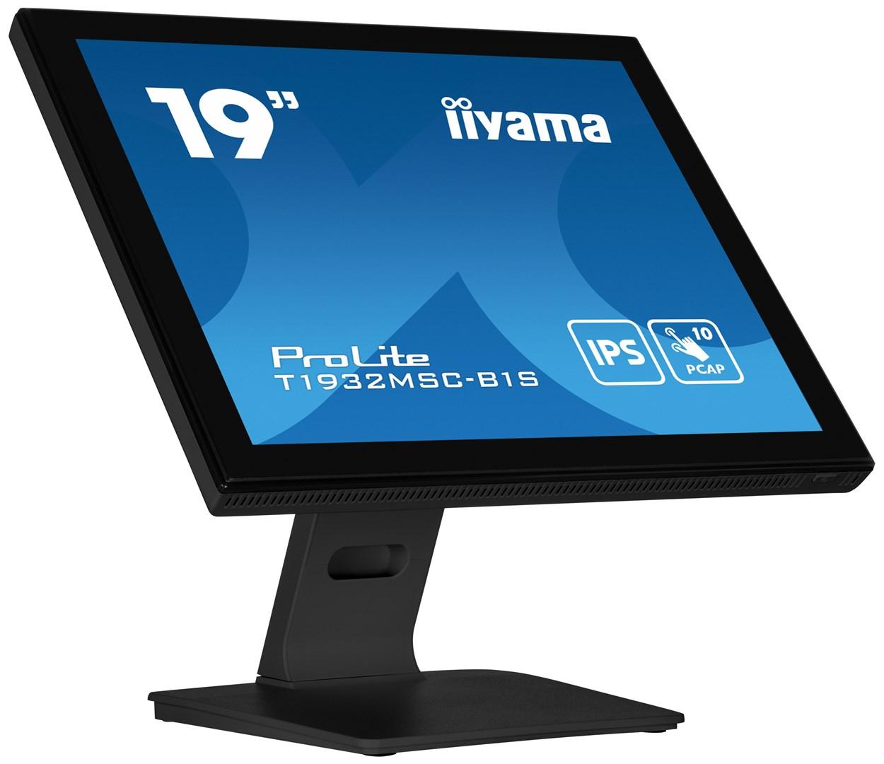 Touch skærm 19" iiyama ProLite IPS, 10-punkts multitouch billede