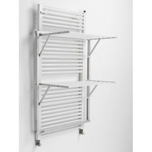 Tørrestativ til radiator - 89 × 68 cm, hvid