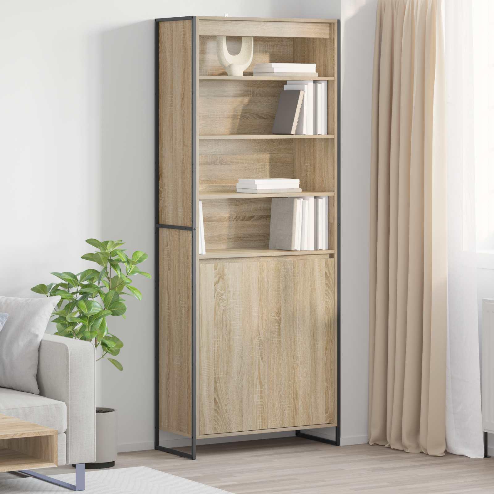 Høje Skabe 2 stk Sonoma 60 x 36 x 300 cm Konstrueret træ