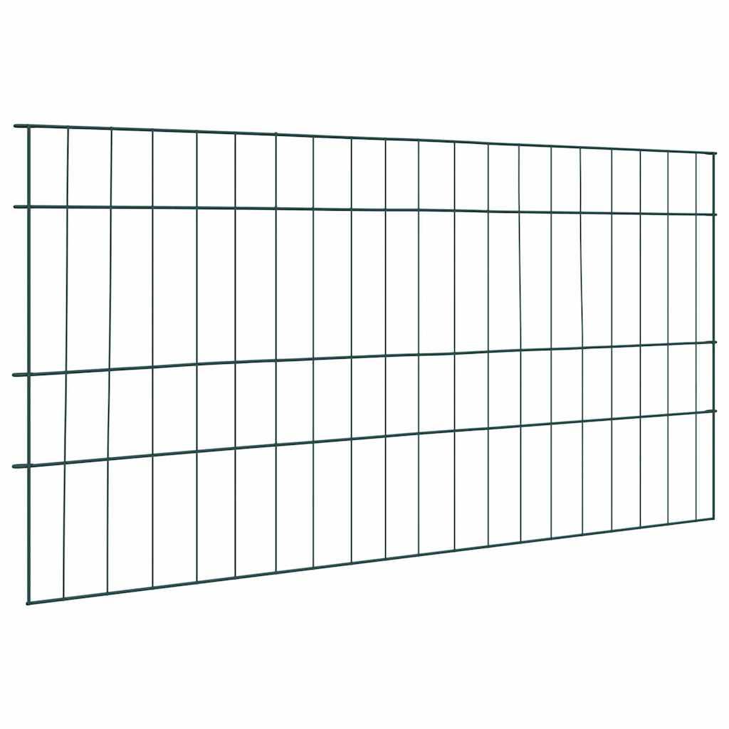 Damhegnsæt 5 pcs Grøn 100 x 50 cm Stål