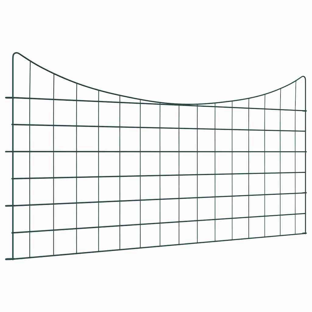 Damhegnsæt 5 pcs Grøn 100 x 50 cm Stål