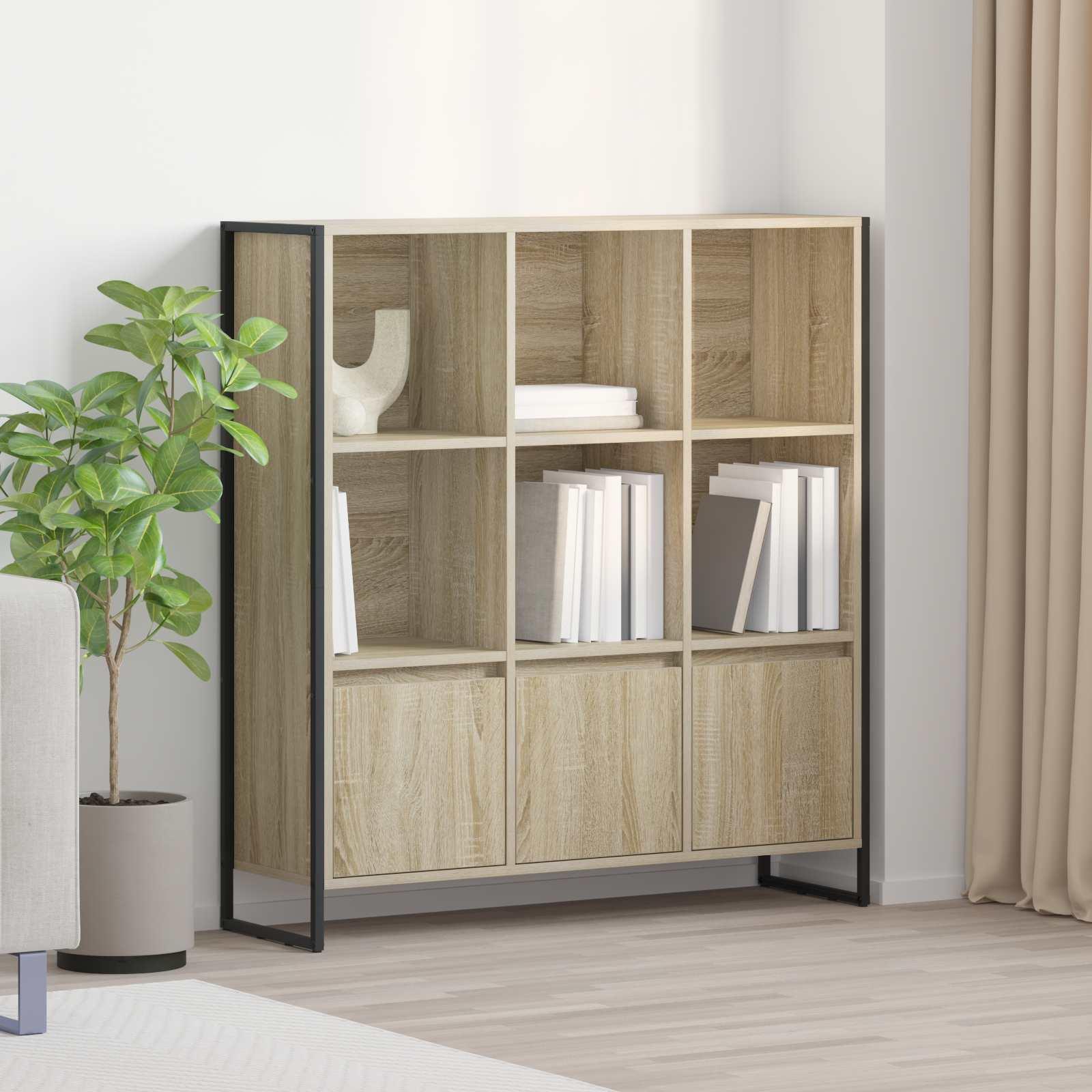 Bogskab 2 stk Sonoma 99,5 x 30 x 108,5 cm Konstrueret træ