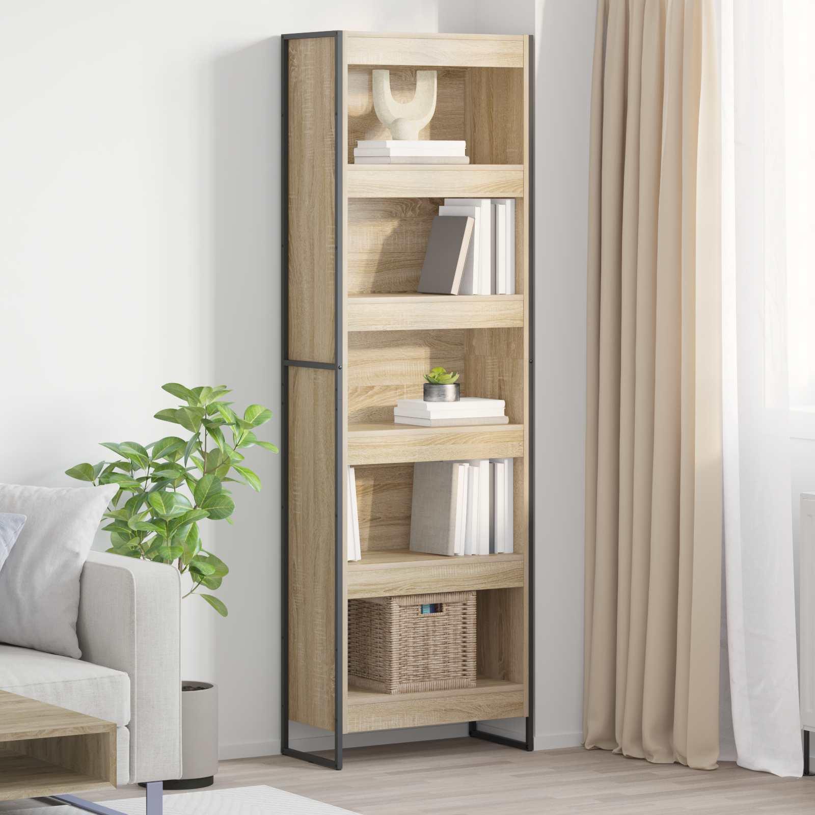 Bogskab 2 pcs Sonoma 60 x 30 x 189,5 cm Konstrueret træ