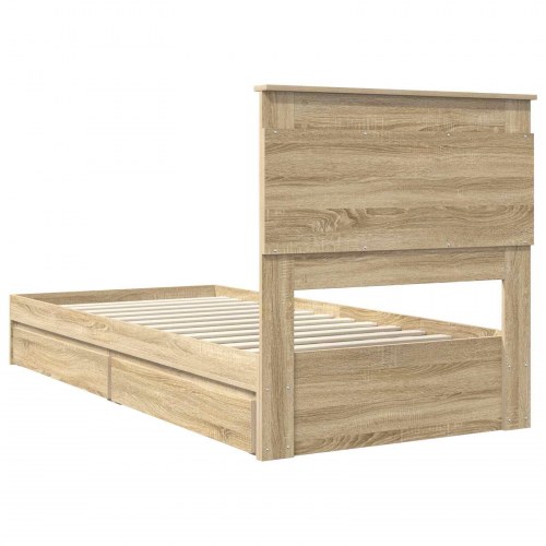 Opbevaringsseng Sonoma eg 75 x 190 cm