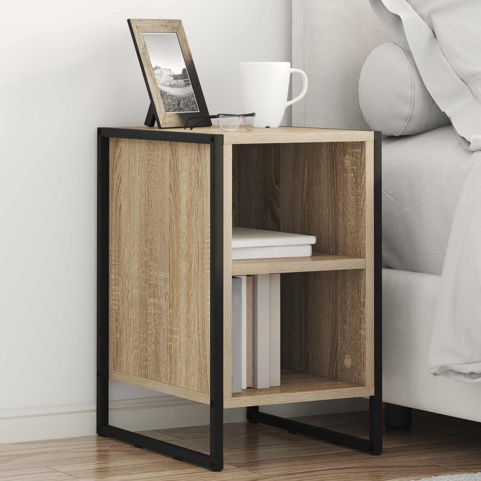 Sengebord 2 stk Sonoma 39,5 x 30 x 50 cm Konstrueret træ