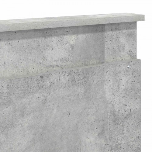 Sengestel med skuffe Beton Grå 180 x 200 cm Konstrueret træ