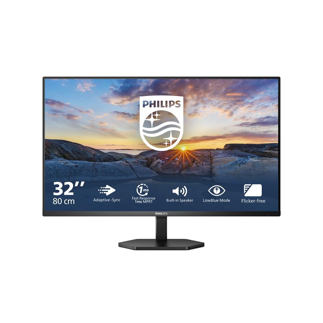 Skærm 31,5" Philips 3000-serien 32E1N3100LA - Full HD VA, 75 Hz, sort billede