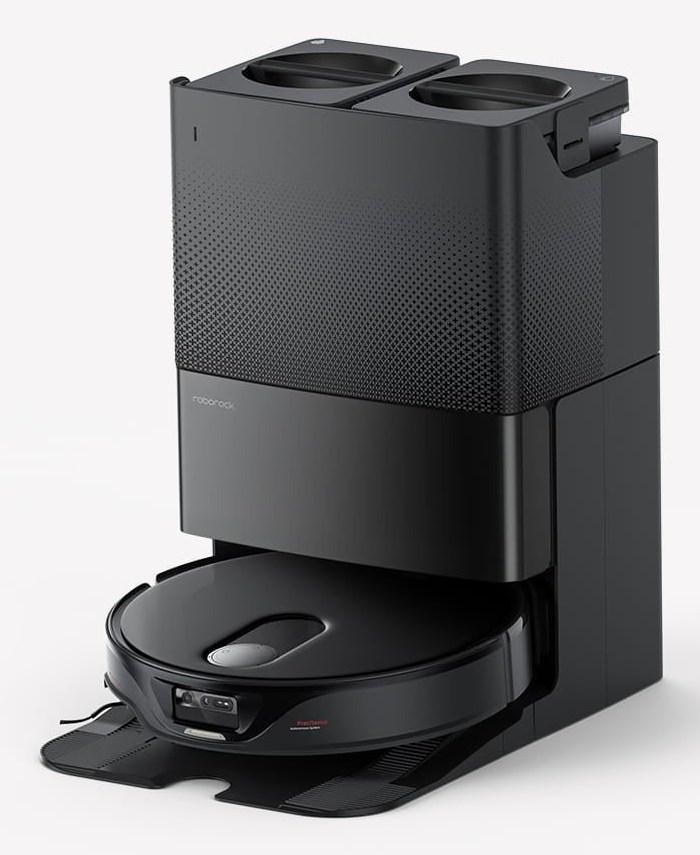 Robotstøvsuger Roborock Qrevo Slim poseløs, sort