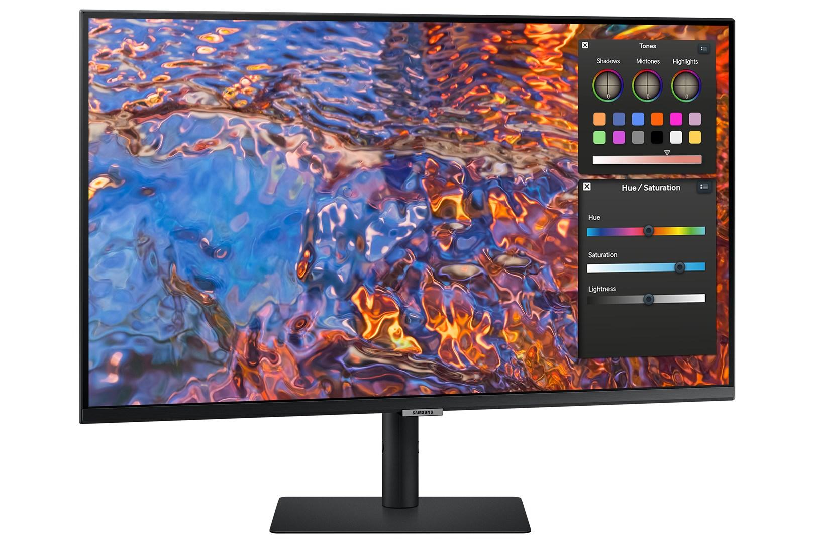 Skærm 32" Samsung S80PB 4K Ultra HD LED - sort billede
