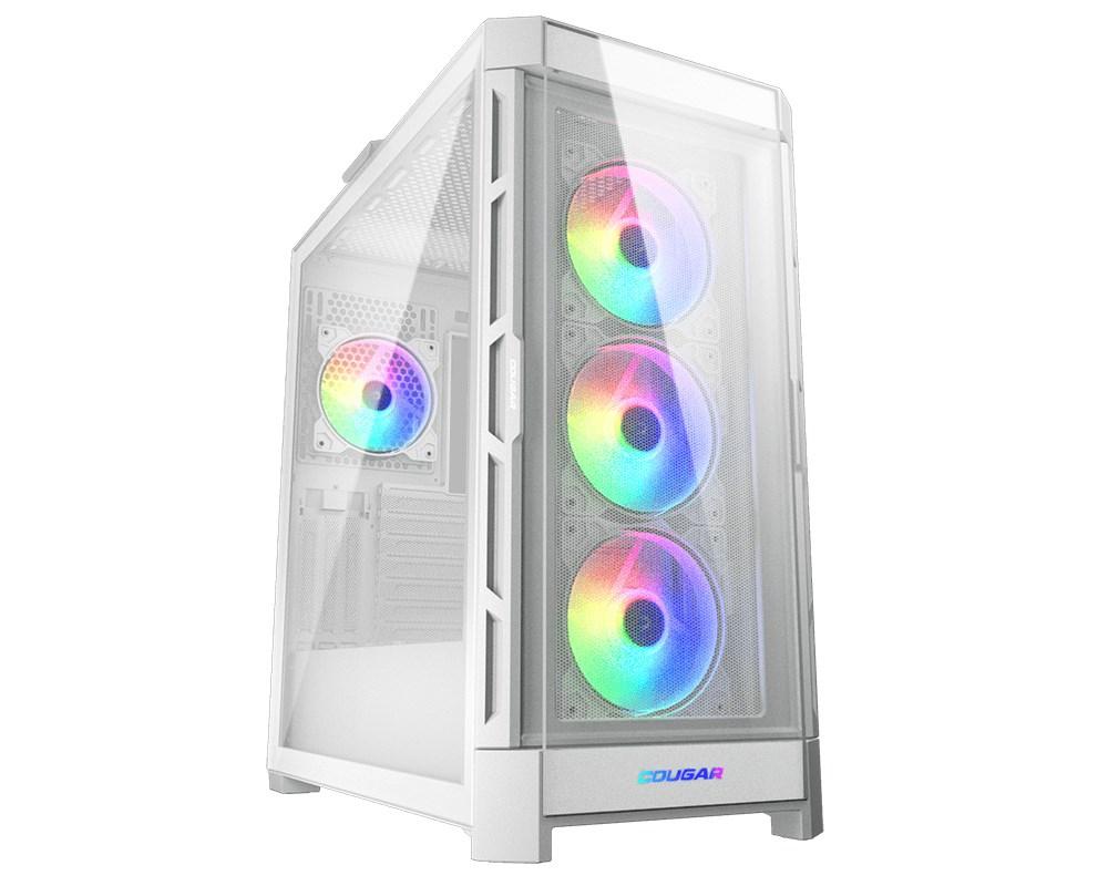 PC kabinet COUGAR Duoface Pro RGB midi tower – hvid billede